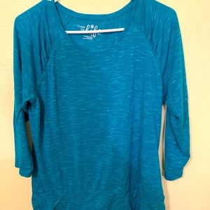 Comfy teal long sleeve shirt